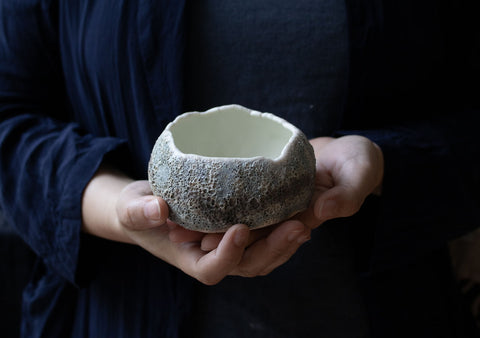 Starlight - Smaller hand-pinched bowl