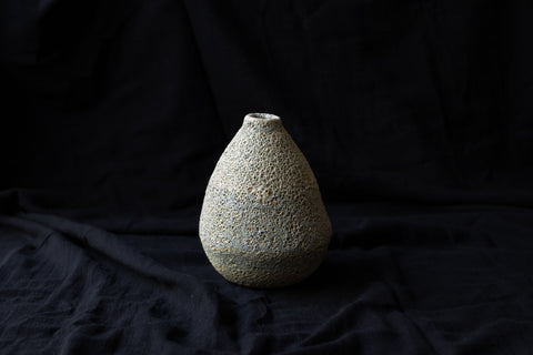 There is no wind on the moon - Lava glaze vase