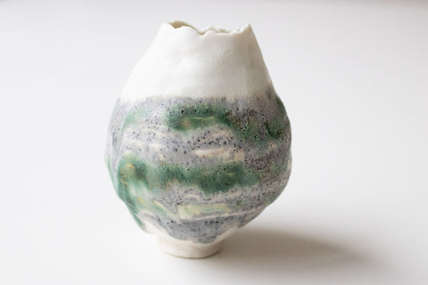 Enceladus - Small Porcelain vase