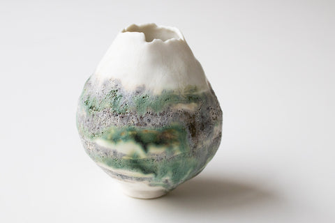 Enceladus - Small Porcelain vase