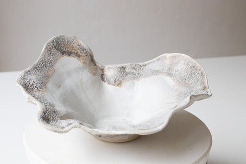 Evolving - Handbuilt bowl with lava glaze