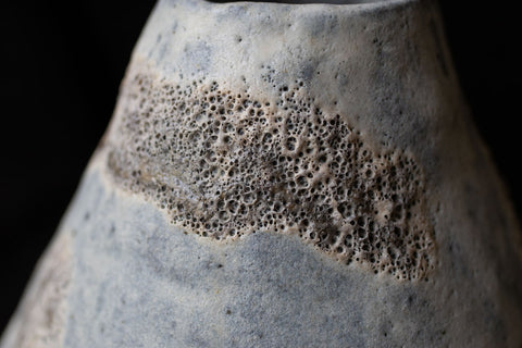 Waves on the surface of the moon - Textured vase