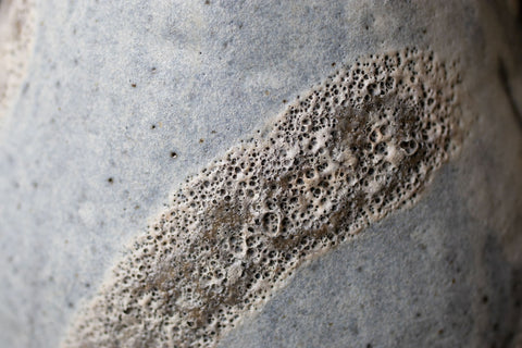 Waves on the surface of the moon - Textured vase